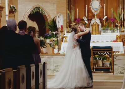 Catholic Church Ceremony Wedding videography and photography by Storybook Weddings in Colorado Springs