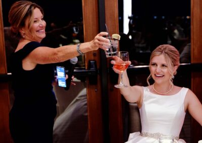 Wedding Videographer Photographer toast from mom to bride