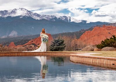 Hire a photographer for stunning wedding photos at Garden of the Gods Resort who also shoots video